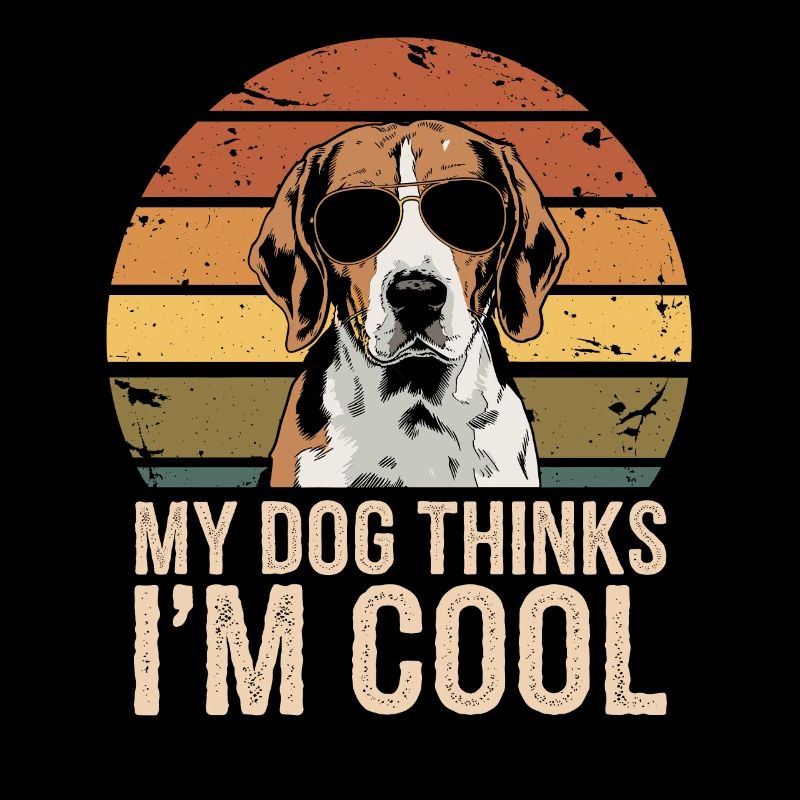Beagle mon chien pense que je suis cool