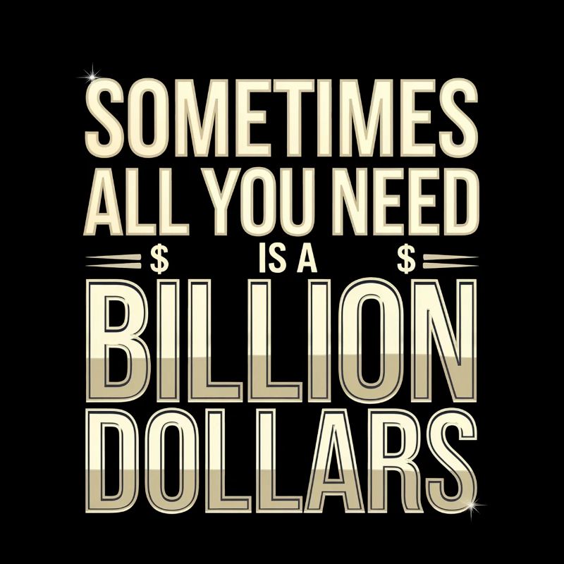 Sometimes All You Need Is A Billion Dollars 8