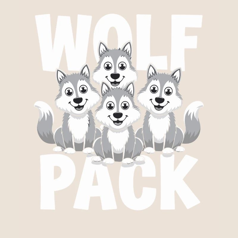 Wolf Group Design Meute de loups