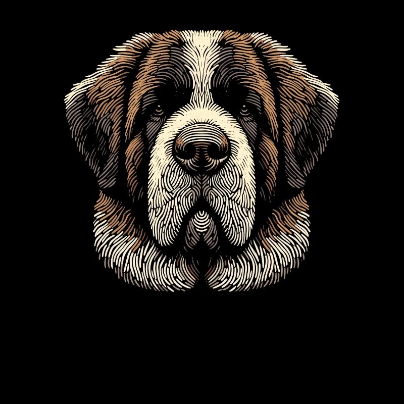 Empreinte digitale du Saint-Bernard