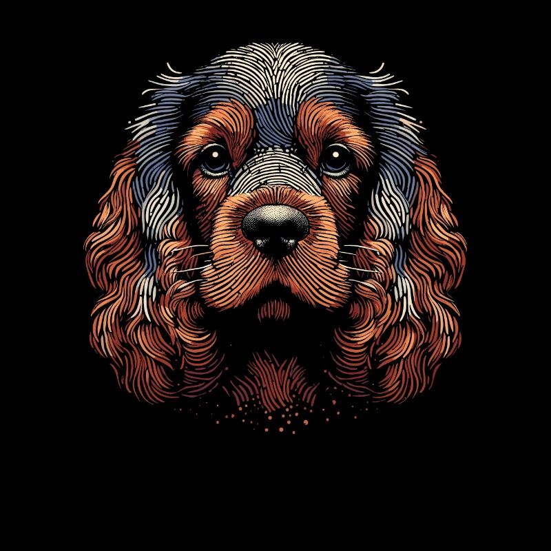 Empreinte digitale Cocker Spaniel