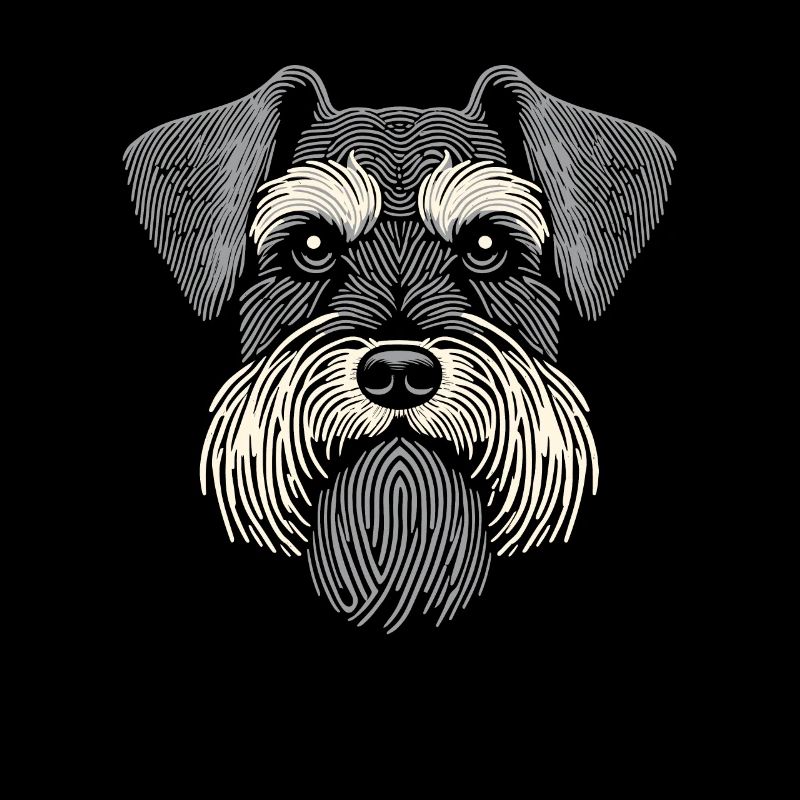 Empreinte digitale du schnauzer