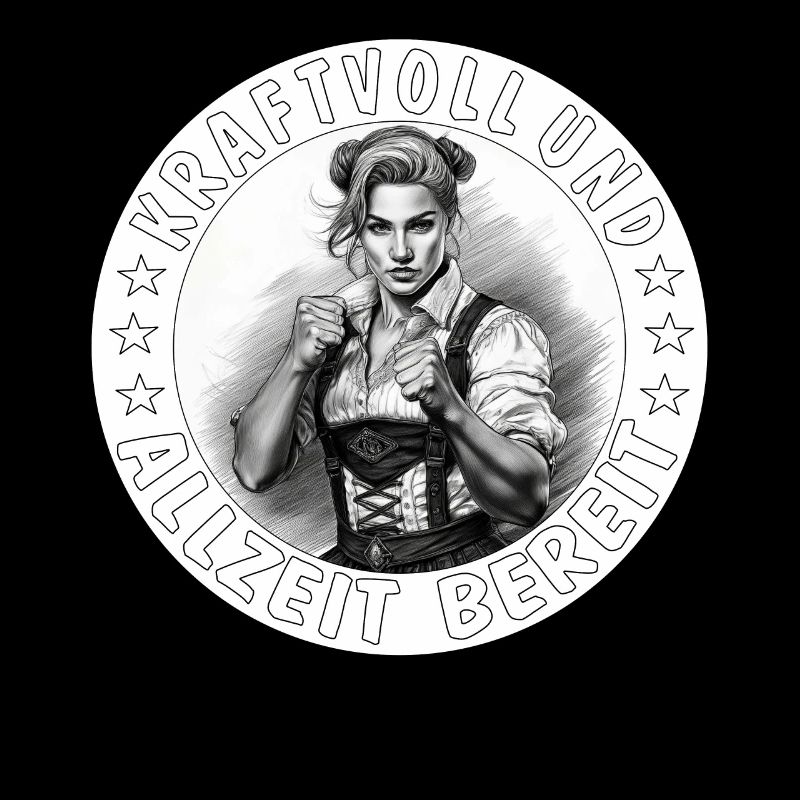 FRAU KRAFTVOLL UND ALLZEIT BEREIT