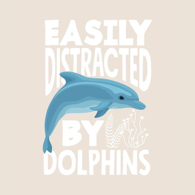 Facilement distrait par les dauphins