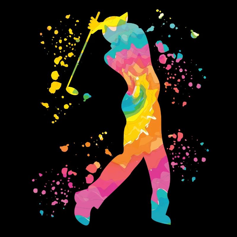 Golfer Colorsplash Kinder Miniaturgolf