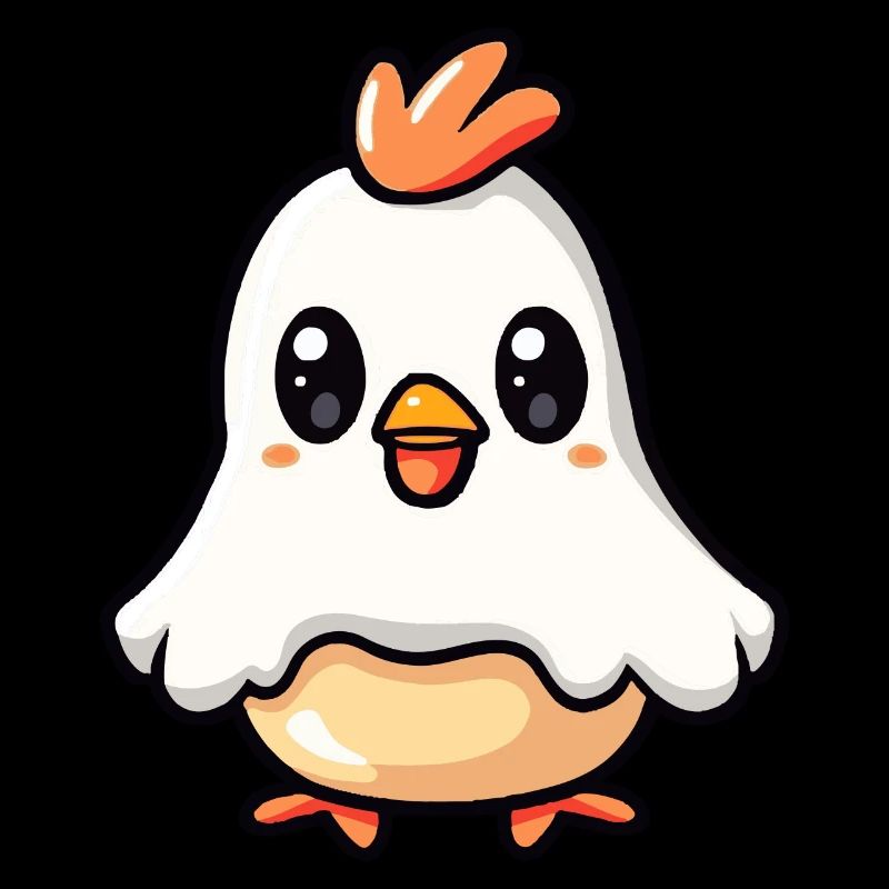Huhn Halloween Comic Geist