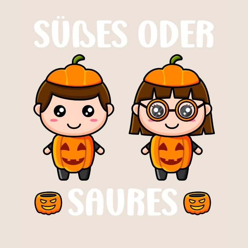 Halloween Kinderparty SÜßES ODER SAURES Lustiges