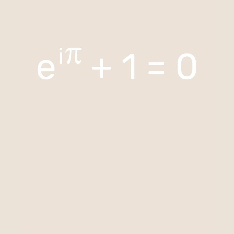 e^i pi + 1 = 0 - Eulersche Identität Geschenkidee
