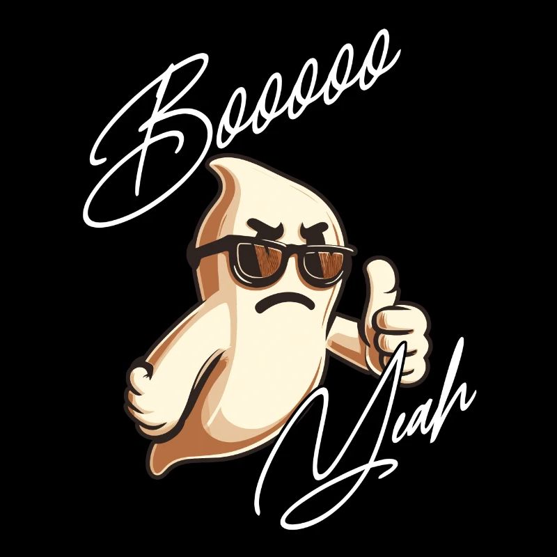 Boo Yeah Fantôme Drôle Dire Design