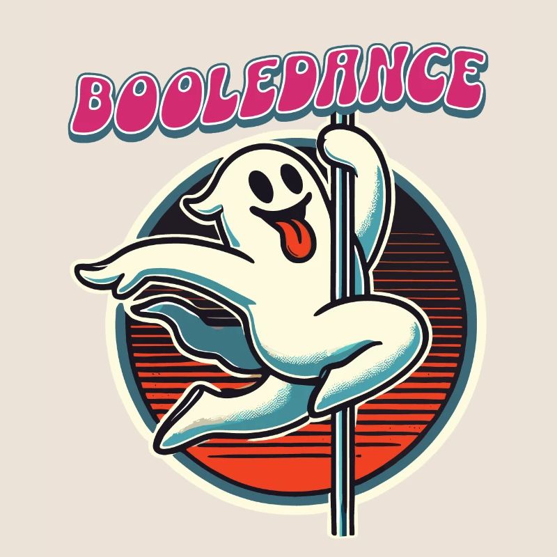 Funny Boolean Dance Saying Pole Dance Ghost