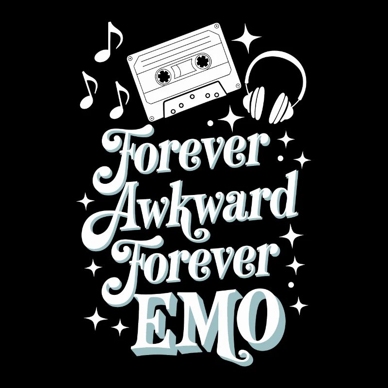 Ambiance emo et esthétique punk émotionnelle pour le