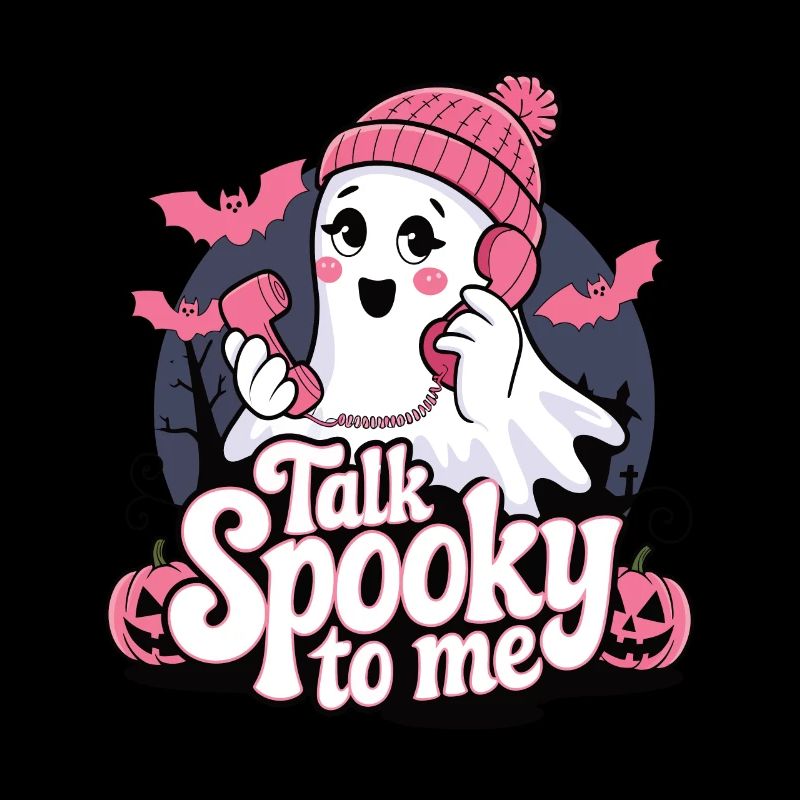 Halloween Ghost Funny Talk Effrayant pour moi
