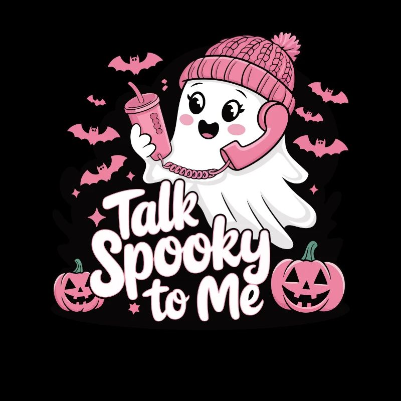 Halloween Ghost Funny Talk Effrayant pour moi