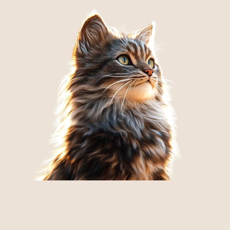 Chat de la forêt norvégienne Chat des forêts norvégiennes