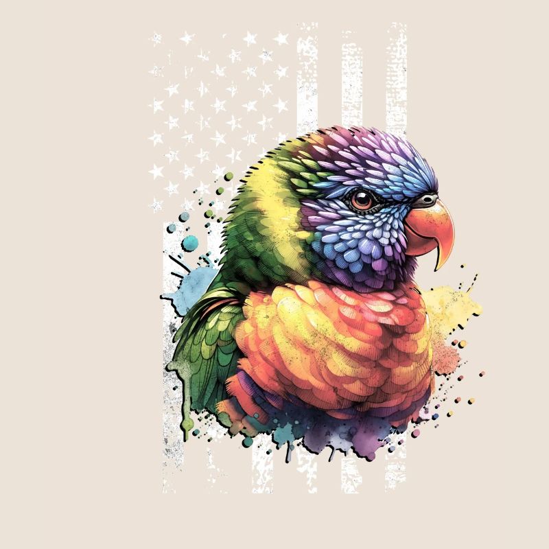 Rainbow Lorikeet US Regenbogenlori