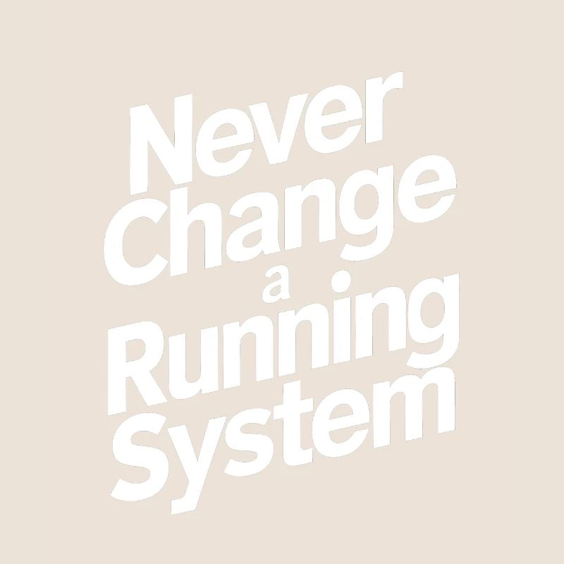 Wechseln Sie niemals ein laufendes System