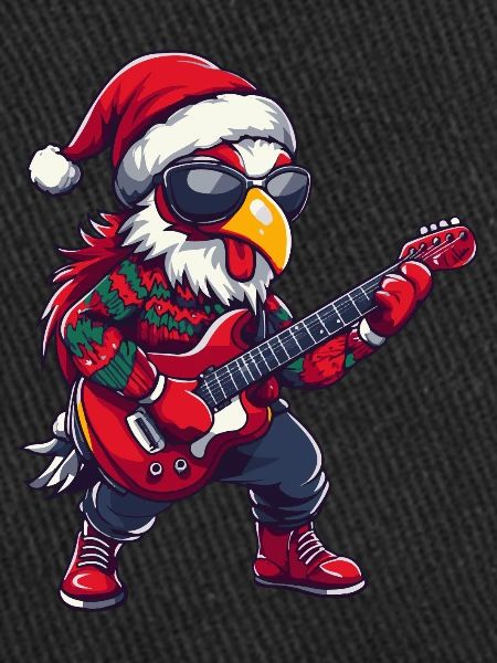 Guitare de Noël Coq