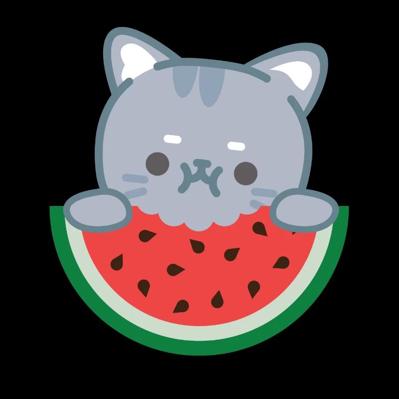 Melon pastèque Fruit d’été Cadeau végétalien