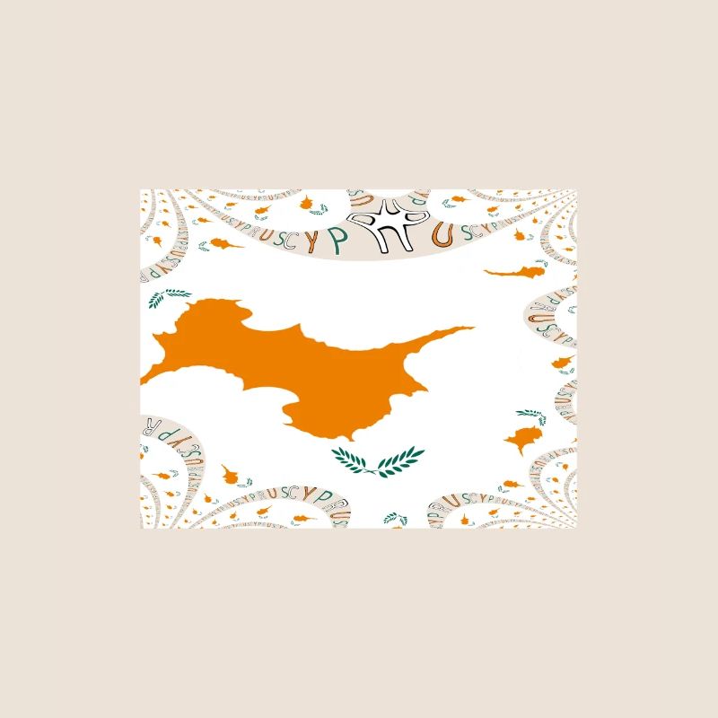 Zypern Flagge Nikosia