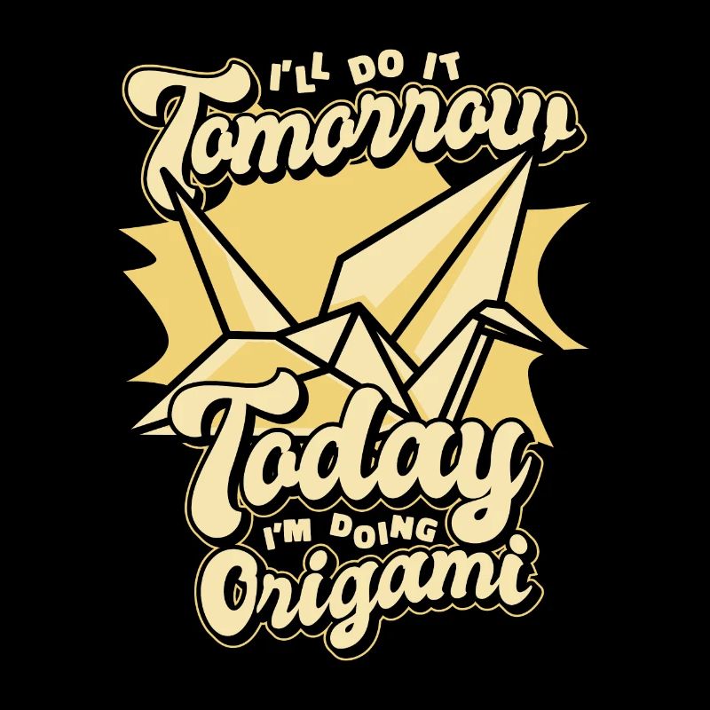 Heute mache ich Origami Papier Kranich Falten Eule