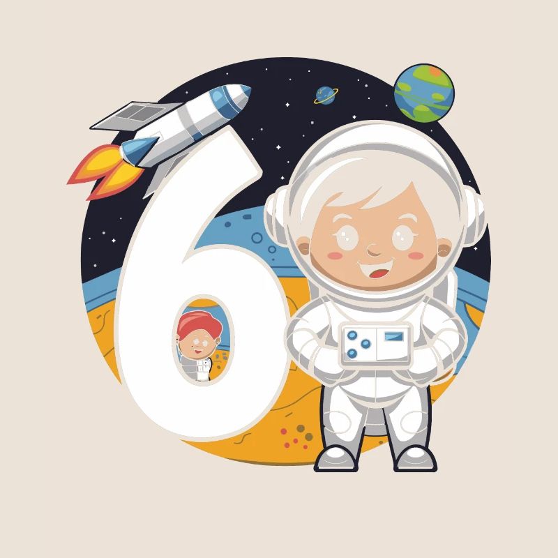 6e anniversaire astronaute aventure spatiale pour les garçons