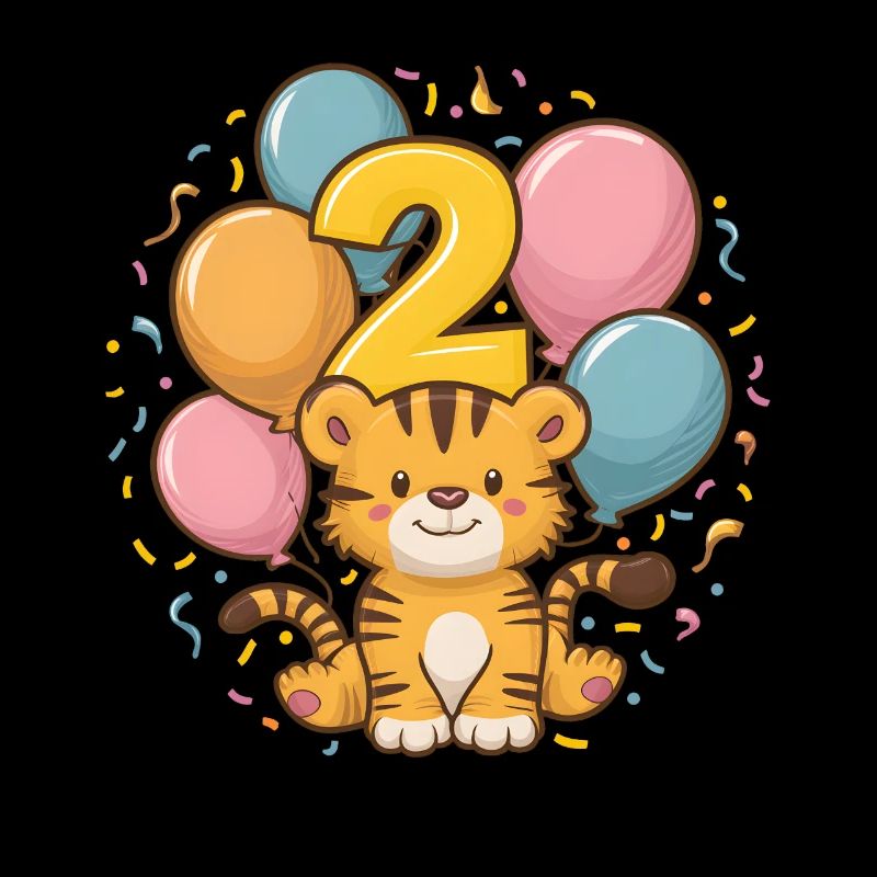 2. Geburtstag Tiger Kindergeburtstag