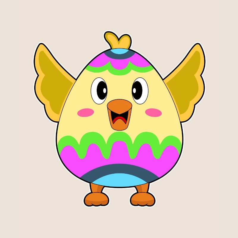 Chicken Easter Easter Egg