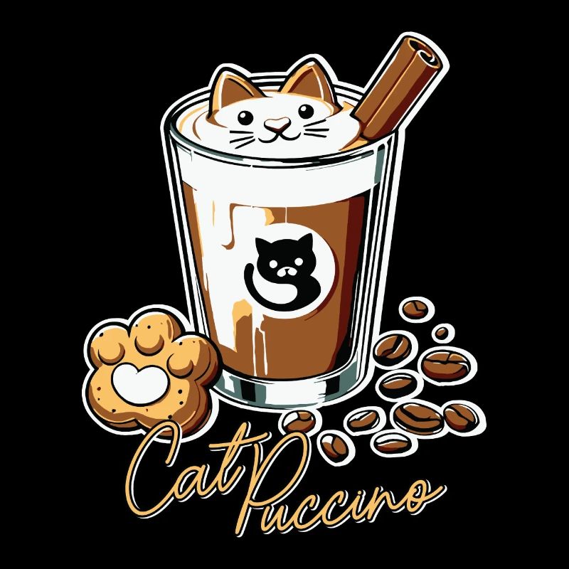 Catpuccino - Coffee Lover Outfit for Fall