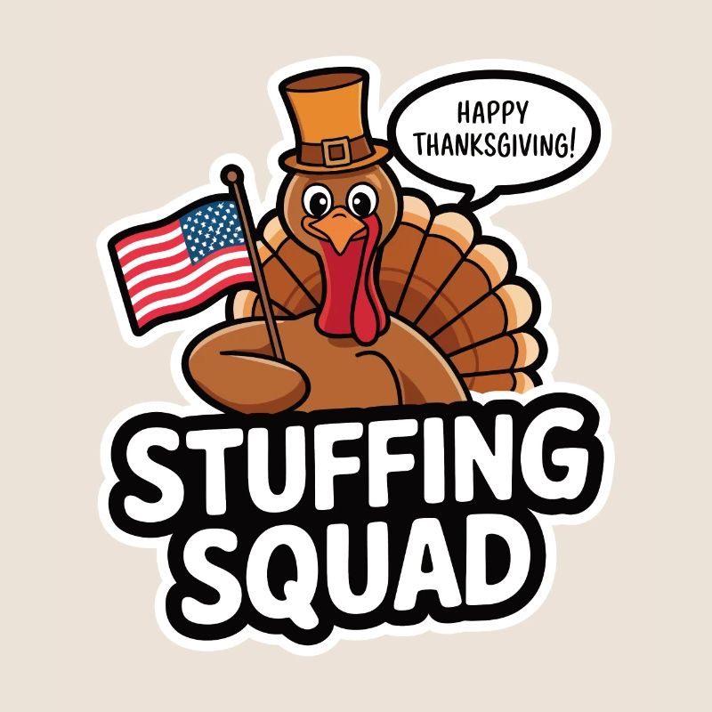 Dinde drôle de Thanksgiving