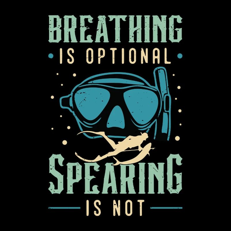 Spearfishing Breathing Is Optional Scuba Diver