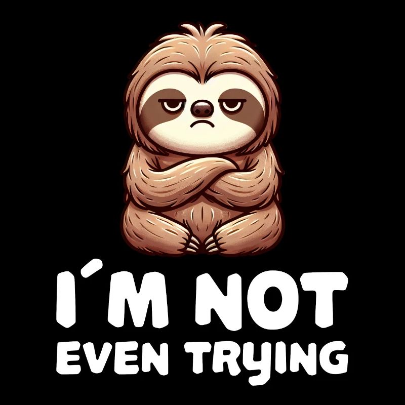 Je n’essaie même pas Funny Sloth