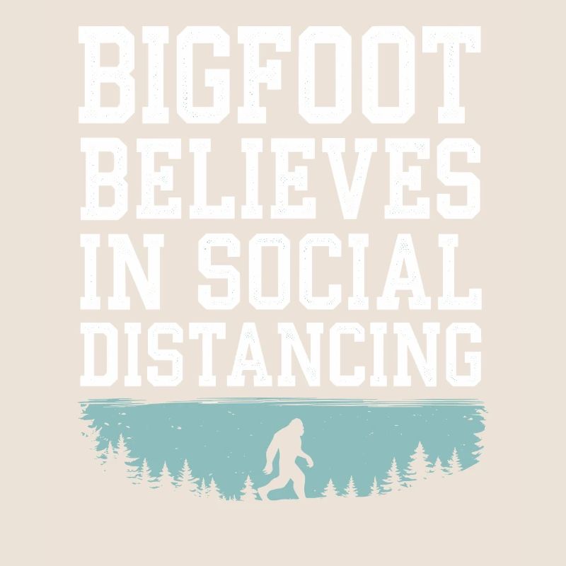 Bigfoot croyant Sasquatch Cryptide Créature de la forêt
