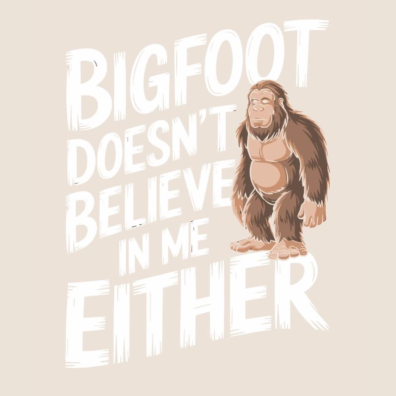 Bigfoot croyant Sasquatch Cryptide Créature de la forêt