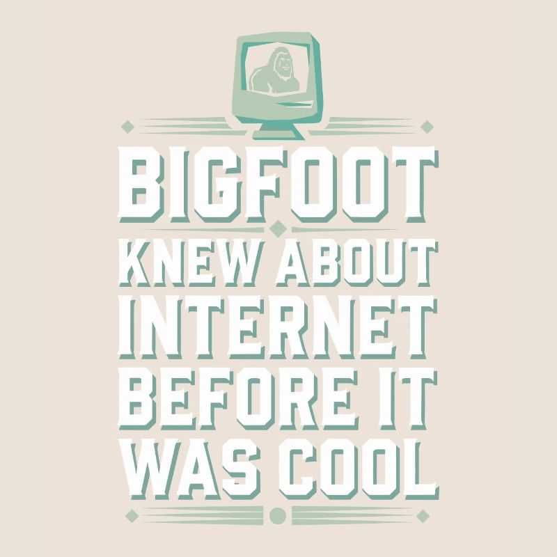 Bigfoot croyant Sasquatch Cryptide Créature de la forêt