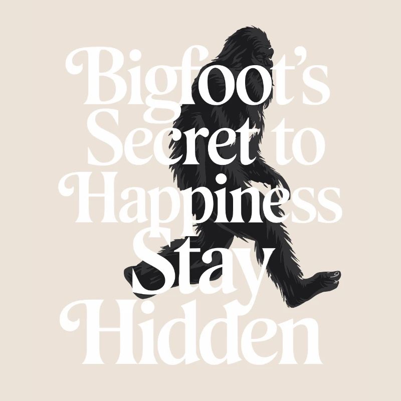 Bigfoot croyant Sasquatch Cryptide Créature de la forêt