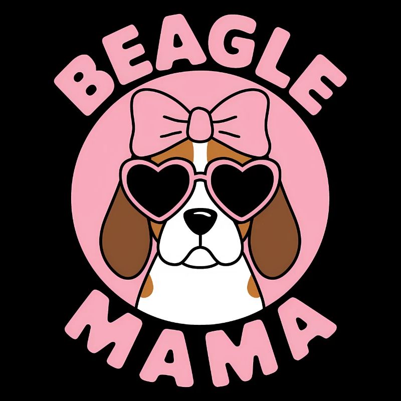Beagle Mama Hund Mutter Lustiges Beagle Geschenk