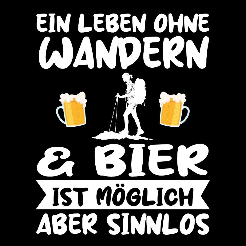 Wandern Bier Bergsteiger Geschenk