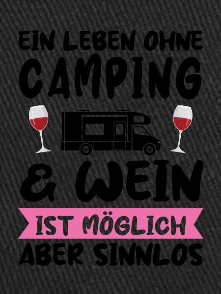 Campen Wein Campingplatz Geschenk