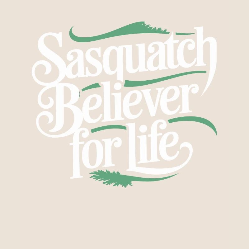 Bigfoot croyant Sasquatch Cryptide Créature de la forêt