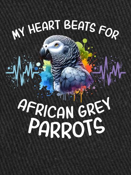 Perroquet gris d’Afrique heartline