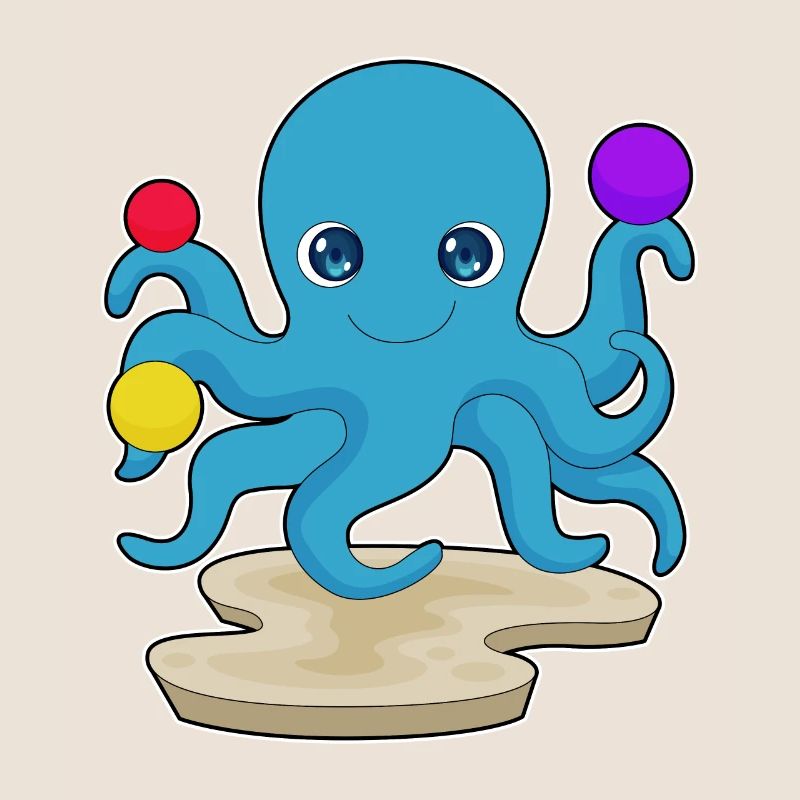 Boules de peinture Octopus