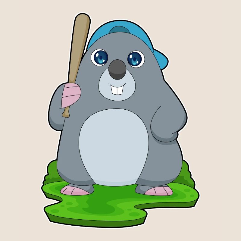 Taupe Baseball Batte de Baseball