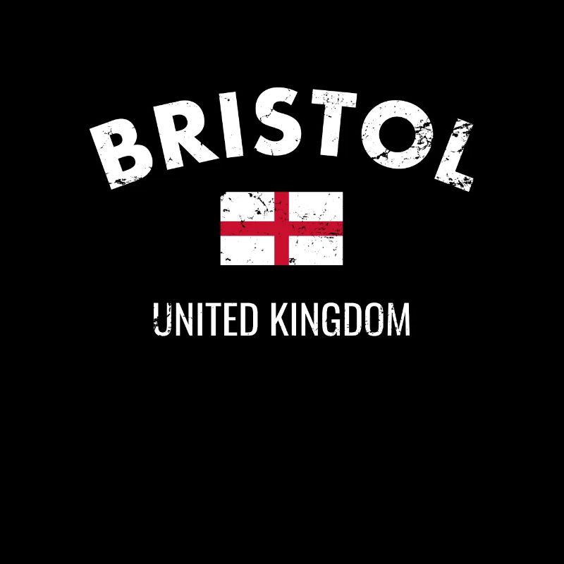 Bristol Angleterre Vintage Drapeau anglais Anglais