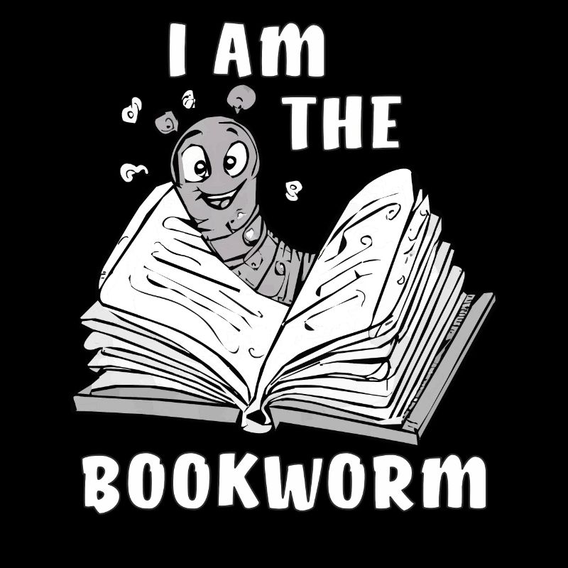 BUCH WURM I AM THE BOOKWORM