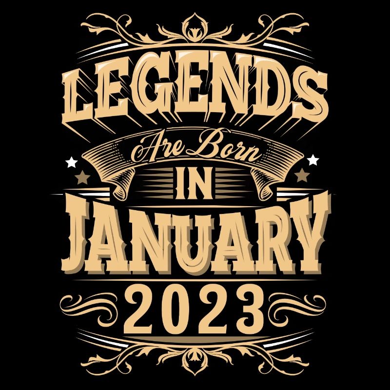Légende de l’anniversaire de janvier 2023