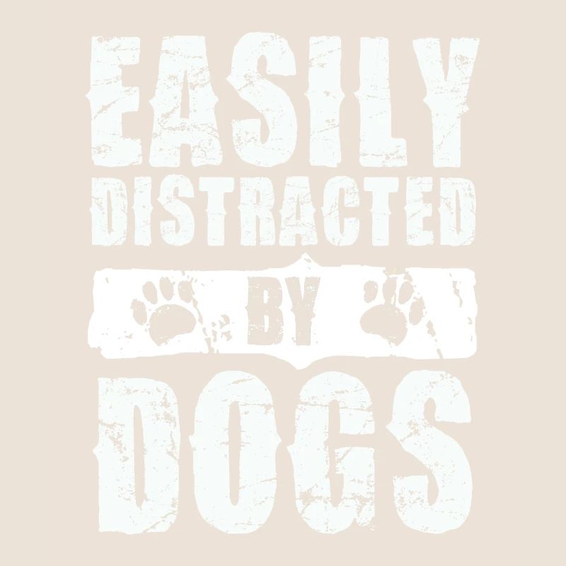 Facilement distrait par les chiens