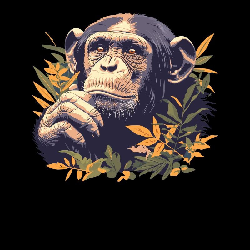 Chimpanzé Schimpansen Schimpanse