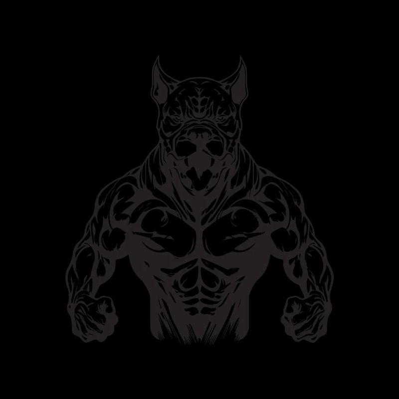 Musculation des muscles du chien
