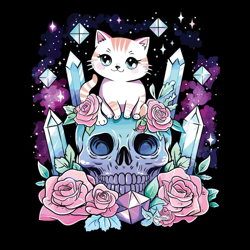 Kawaii Chat Pastel Goth Mignon Anime