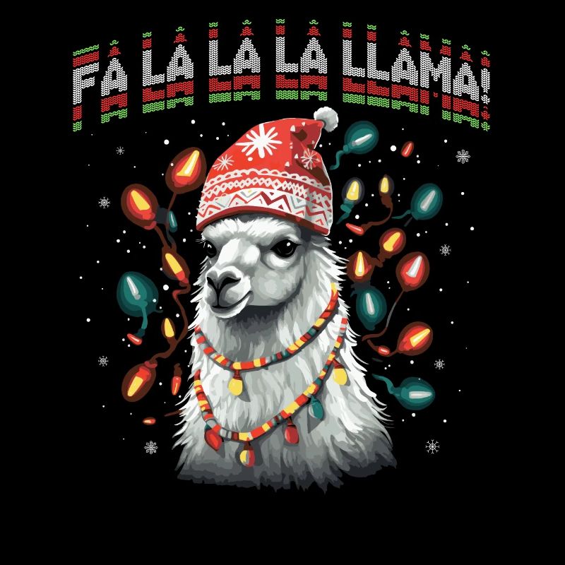 Fa La La La Llama - Design de vacances amusant